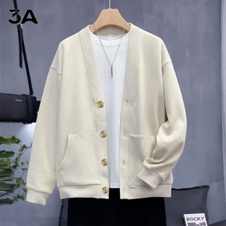 Áo Cardigan unisex nam nữ, chất nỉ tăm dày dặn, áo khoác nhẹ mùa thu đông Local Brand 3A Menstore