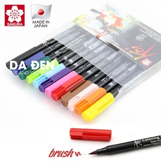 [DA ĐEN] Bộ 6 | 12 | 24 | 48 Màu Bút Sakura Koi Brush Pen