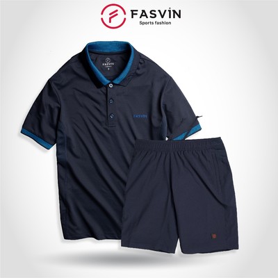 Bộ quần áo thể thao nam FASVIN AB21468.HN chất vải mềm nhẹ co giãn thoải mái