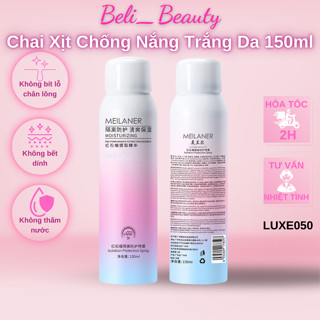 Xịt chống nắng body trắng da Maycreate, Chai xịt chống nắng trắng da 150ml - LUXE050