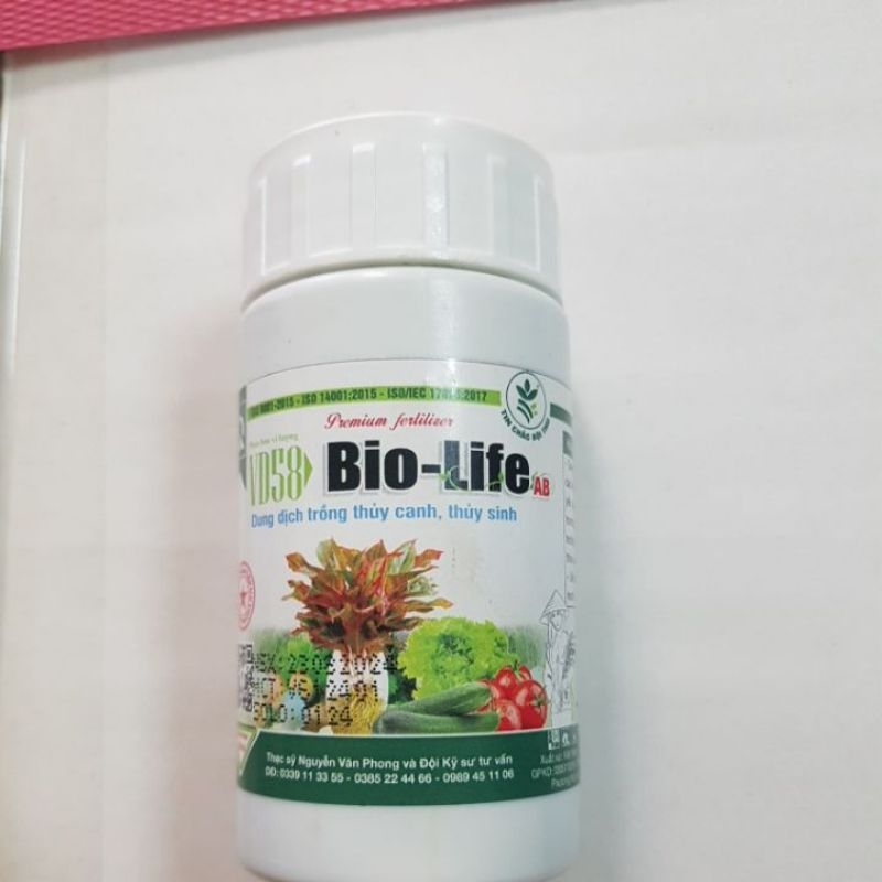 Dung dịch thủy canh Bio-life 100ml 1lít
