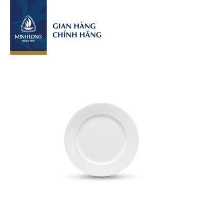 Tô, Dĩa Sứ Cao Cấp Minh Long - Jasmine - Trắng