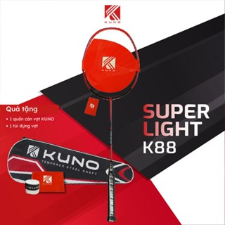 Vợt Cầu Lông Kuno 6U Super Light K88,Thân Dẻo, Công Thủ Toàn Diện, Được Lựa Chọn Mức Căng