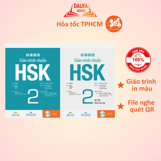 Sách - Combo 2 cuốn Giáo trình chuẩn HSK 2 - (Giáo trình và bài tập )(Lẻ tuỳ chọn)