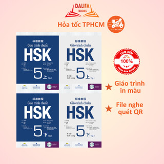 Sách Combo Giáo Trình Chuẩn HSK 5 Bài Học và Bài Tập (Combo, lẻ tuỳ chọn)