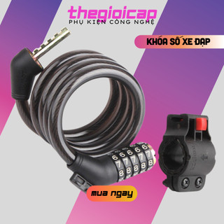 Khóa số xe đạp chống trộm 5 số zoli cao cấp