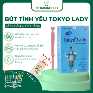 Bút Tình Yêu Tokyo Lady - Gel Phụ Khoa - Gel vệ sinh, bôi trơn, se khít, làm hồng - Hộp 10 bút x 3ml
