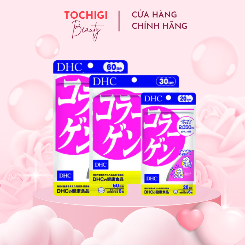 Viên uống DHC Collagen làm đẹp da Nhật Bản 180v/gói