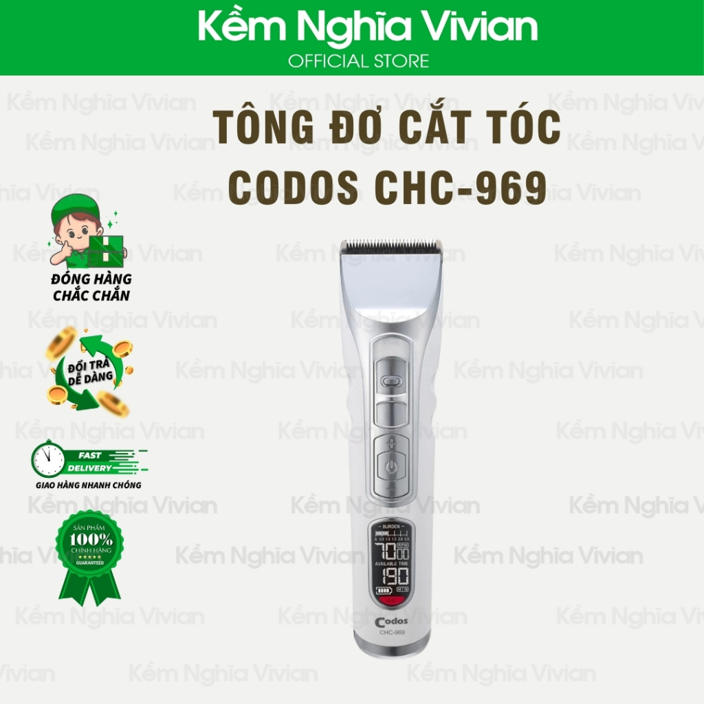 Tông đơ cắt tóc Codos CHC-969 (TO1907)