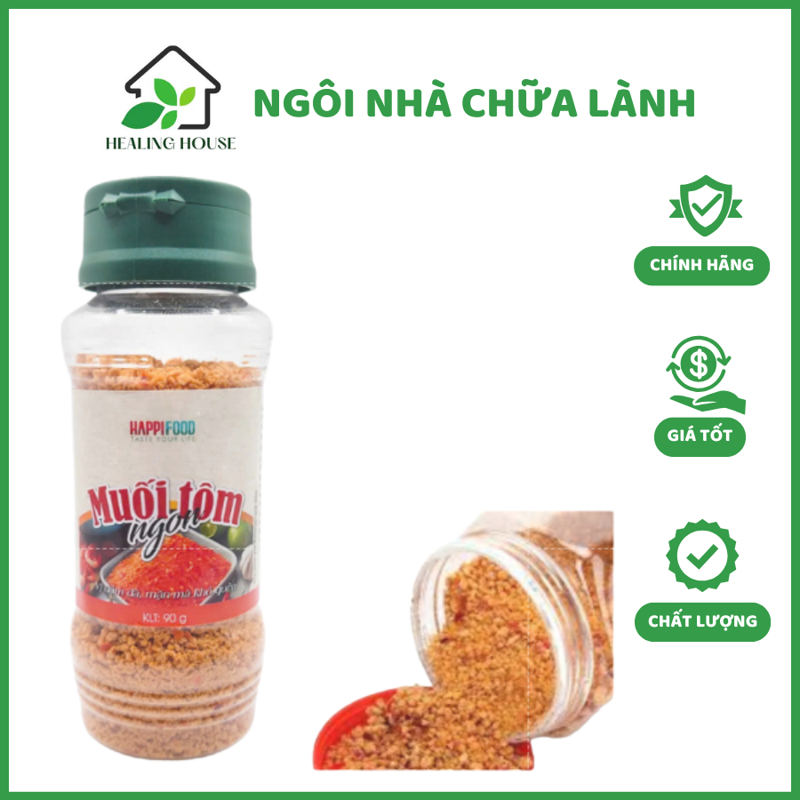 MUỐI TÔM NGON - HAPPI FOOD - 90g