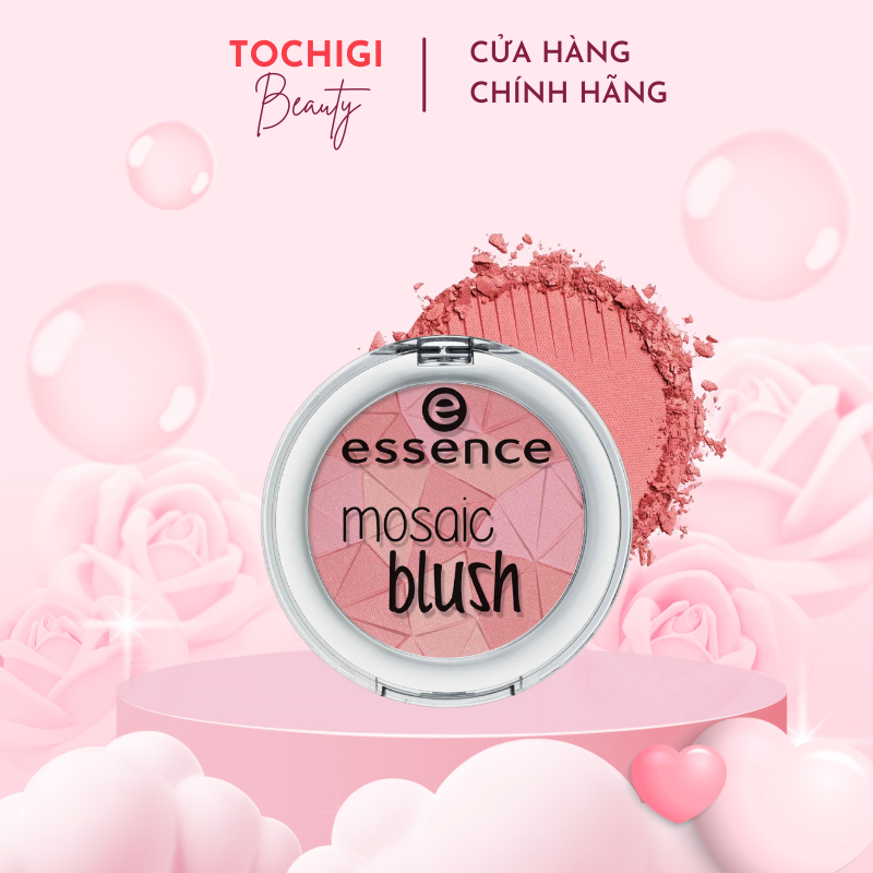 Phấn má hồng Essence Mosaic Blush 3 màu trong 1 lấp lánh 4,5g