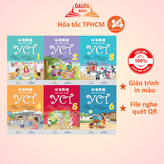 Sách - Giáo trình chuẩn YCT Tập 1-2-3-4-5-6 (Giáo khoa và bài tập) (Kèm mp3 nghe sách)(lẻ tuỳ chọn)