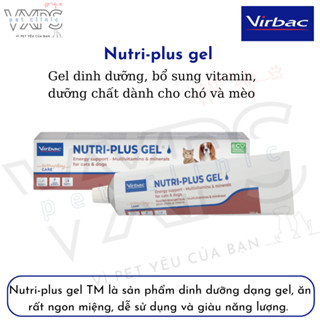 [DATE 2027] Gel dinh dưỡng Virbac Nutri Plus Gel