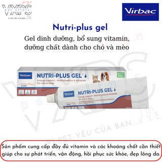 [DATE 2027] Gel dinh dưỡng Virbac Nutri Plus Gel