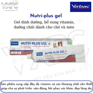 [DATE 2027] Gel dinh dưỡng Virbac Nutri Plus Gel