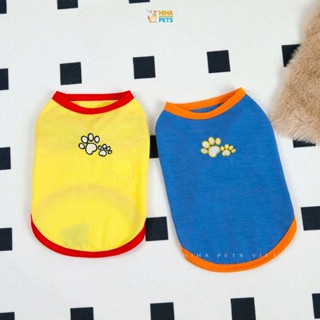  Áo Thun Chân Cún Cho Chó Mèo Mặc Thun Cotton Quần Áo Cho Thú Cưng Cao Cấp Hàn Quốc Hiha Pets. 