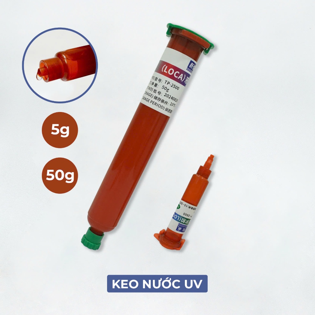 Keo nước UV 50g (lấy bọt màn hình)