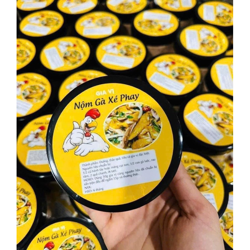 GIA VỊ NỘM GÀ XÉ PHAY , GỎI GÀ NHÀ LÀM