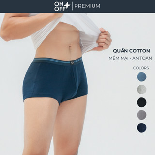  Quần lót nam dáng trunk cotton USA ONOFF Extra kháng khuẩn thấm hút vượt trội -  18UO23A018 