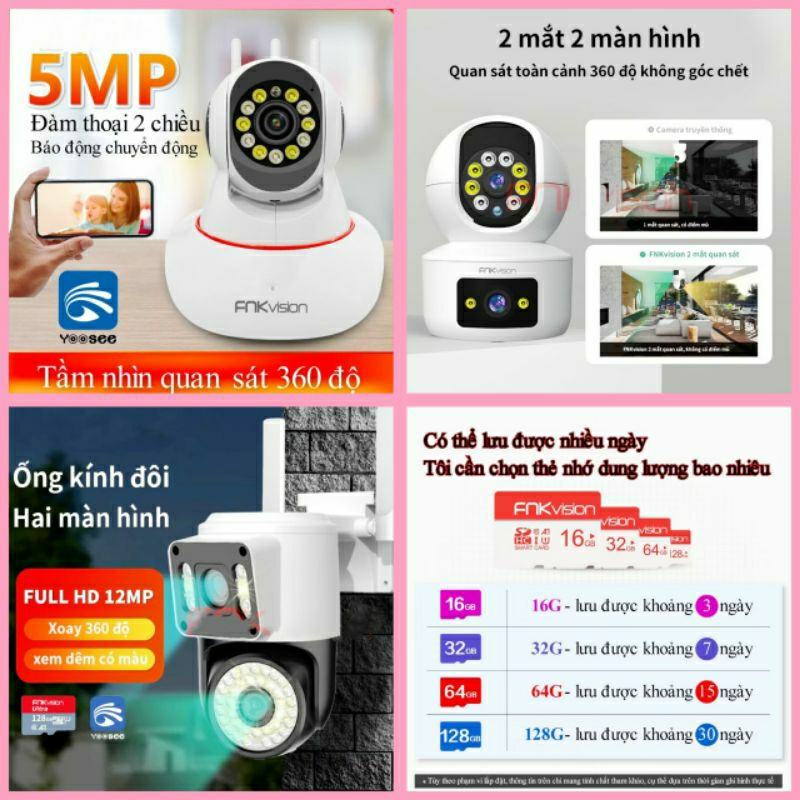 CAMERA YOOSEE & THẺ NHỚ