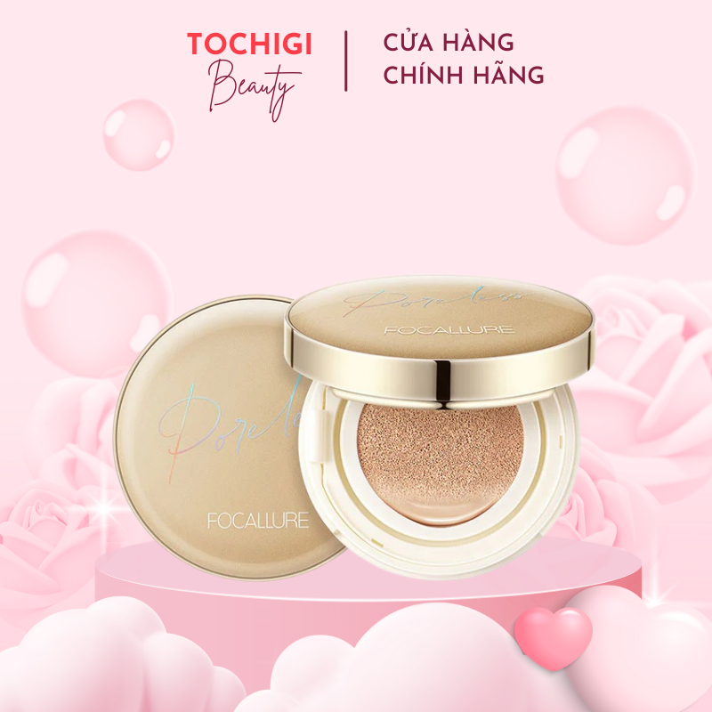 Cushion Focallure BB Phấn nước che khuyết điểm, không bết dinh, chống thấm nước 12g (FA 198)
