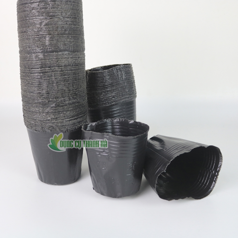 Túi bầu ươm cây giống, chậu ươm cây giống bằng nhựa mềm 9x9- 1kg