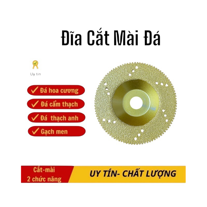 Bát Mài Đá Hoa Cương, Đĩa Đánh Bóng Thô, Đĩa Cắt Đá 100mm