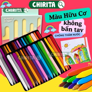 Bút Sáp Màu Hữu Cơ 12/24/36 Màu An toàn Cho Bé Không Vấy Bẩn Tay - Bút Tô Màu Vẽ Tranh Mỹ Thuật Cho Học Sinh Chirita