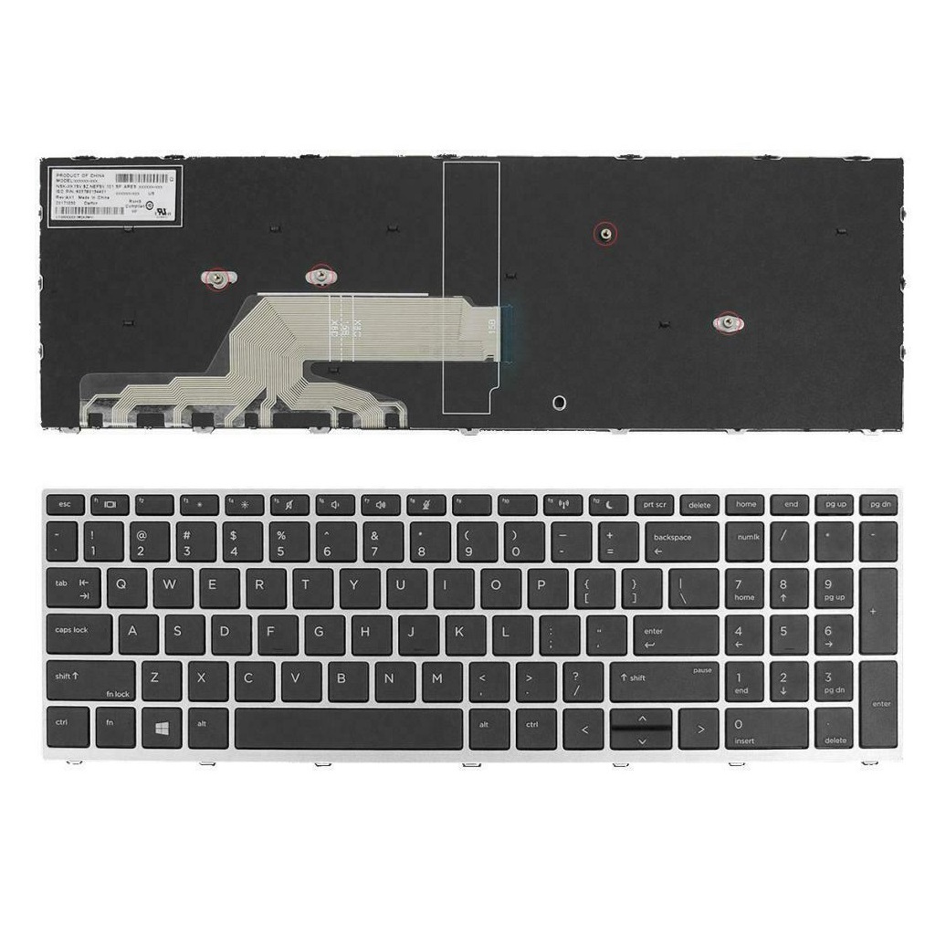 Bàn phím laptop HP Probook 450 G5, 455 G5, 470 G5, Probook 650 G4, 650 G5, 655 G4, 655 G5 (KO CHUỘT,