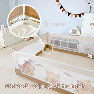 Thanh Chắn Giường Capybara Honper Cao Cấp Cho Bé