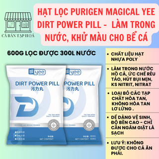  Hạt Lọc Purigen Magical YEE  tặng túi  - Vật liệu lọc cao cấp làm trong nước khử màu cho bể cá 