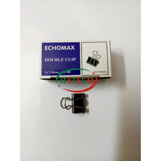 Hộp 12 chiếc kẹp bướm ECHO 32 mm - Kẹp đen 32 No155 - Kẹp tài liệu văn phòng - Kẹp sắt các kích cỡ
