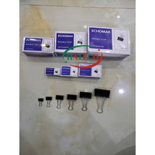 Hộp 12 chiếc kẹp bướm ECHO 32 mm - Kẹp đen 32 No155 - Kẹp tài liệu văn phòng - Kẹp sắt các kích cỡ