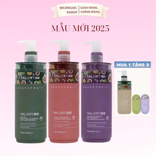 Cặp dầu gội xả bưởi chính hãng Valert Grapefruit Plus 850ml nuôi dưỡng tóc, giảm rụng và kích mọc tóc hiệu quả