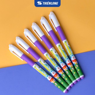  Bút Gel Thiên Long Doraemon GEL-012 DO Nature - Mực tím - Phiên bản 2025 không hộp 