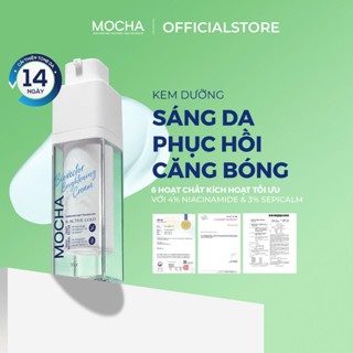 Kem Dưỡng Trắng Mocha, Phục Hồi Cấp Ẩm Mocha Biovector 6 Active, Cho Cả Da Dầu Mụn Nhạy Cảm