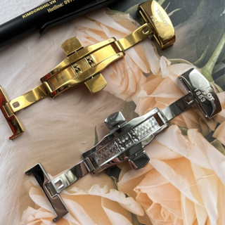  Khoá Khóa Bướm Bảo Vệ Dây Da Cho Đồng Hồ Logo TISSOT 1853 Đủ Size Nam Nữ 