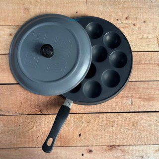 (7 Lỗ - 8 Lỗ - 10 Lỗ - 12 Lỗ) Khuôn Làm Bánh Khọt Chống Dính Có Tay Cầm Kèm Nắp Đậy Tiện Ích