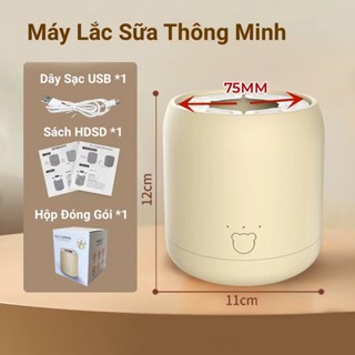 Máy Lắc Sữa Bột Tự Động Tiện Dụng Cho Bé Máy Trộn Sữa Bột Điện An Toàn Cho Gia Đình