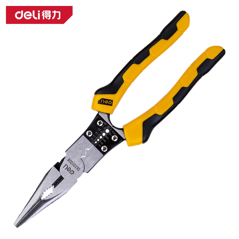 Kìm Cắt Dây Mũi Nhọn Đa Năng 9 Inch Chính Hãng Deli.