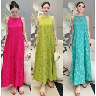  Đầm Suông Nữ Dáng Dài Mặc Nhà Đi Biên Chất Gấm Maxi Nữ Ba Lỗ Nhiều Màu Mùa Hè VD03 - BEEKIDS 
