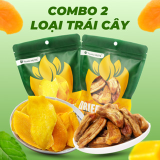 Combo trái cây sấy gồm mận, mơ, ổi, dứa, chuối, nho khô, xoài sấy dẻo TANU NUTS