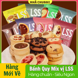Bánh Quy Bơ Sữa LSS Mix Vị - Bánh Quy LSS Socola Sữa Chua Việt Quất Thơm Ngon - NHÀ CHUBBI