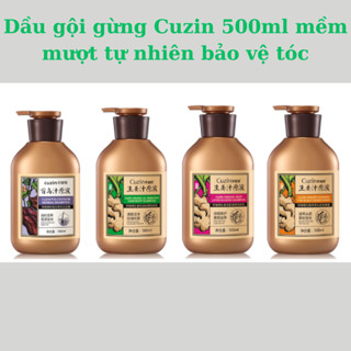 Cặp dầu gội gừng Cuzin mềm mượt, phục hồi tóc hư tổn, giảm gẫy rụng hàng chuẩn công ty