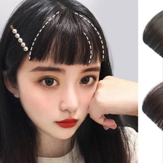 Tóc giả nữ Tóc mái ngố dày dặn tự nhiên