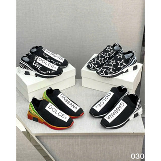 Giầy DG chun, giầy sneaker chun dành cho nam màu trắng mẫu mã trẻ trung năng động