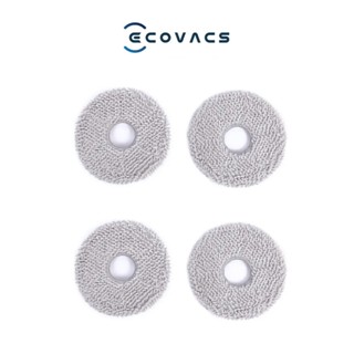 Bộ 4 giẻ lau Ecovacs (2 cặp giẻ) chính hãng dùng cho X1 OMNI / X1 TURBO/ T10 OMNI/ T20 OMNI/ X2 OMNI D-WP04-0012