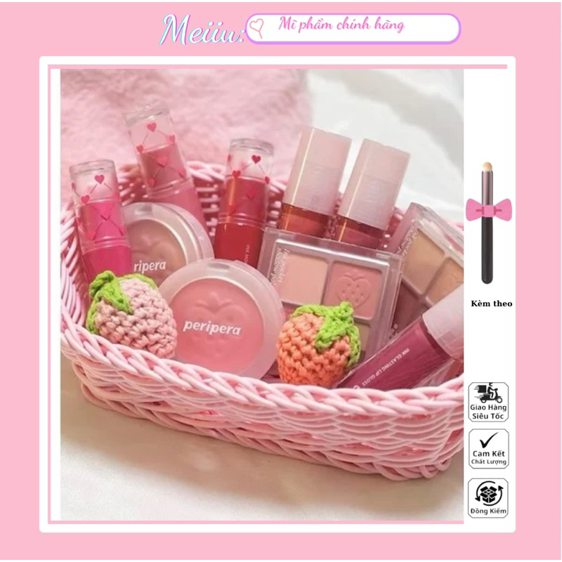 [Meiiu] Son Bóng Peripera Ink Glasting Lip Gloss đủ mã