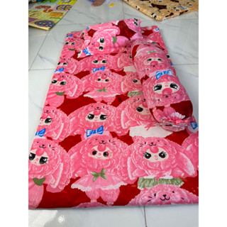 bộ bé đến trường nệm massgae vải thun cao cấp nhiều mẫu hoạt hình