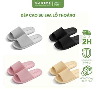 [GIÁ TỐT] Dép đi trong nhà Ghome dép cao su Eva êm chân mềm nhẹ chống trơn trượt nhà tắm DEP2602